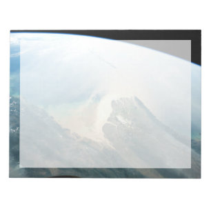 Das Irrawaddy River Delta in Birma (Myanmar). Notizblock