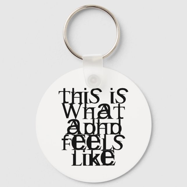 Das ist ADHD Schlüsselanhänger (Vorderseite)