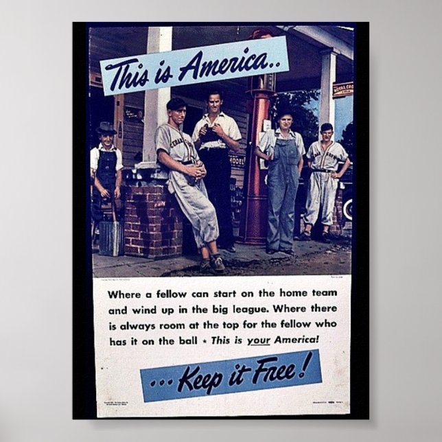 Das ist Amerika, das es kostenlos Behalte! Poster (Vorne)