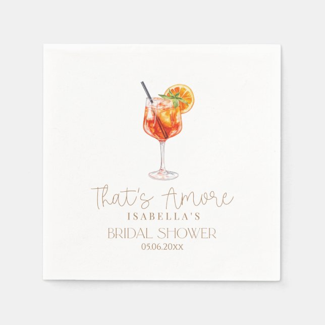 Das ist Amore Brautparty Napkins Serviette (Vorderseite)