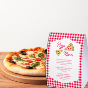 Das ist Amore Brautparty-Pizza-Menü Tischaufsteller