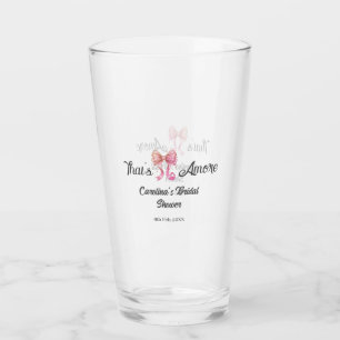 das ist amore Brautparty rosa retro Bogen Boho Nam Glas