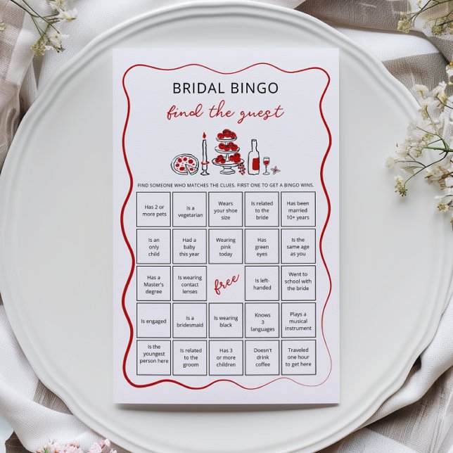 Das ist Amore Bridal Bingo finden Sie das Gast-Spi (Von Creator hochgeladen)