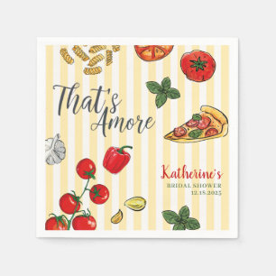 Das ist Amore Italienische Pizza und Pasta Jungges Serviette