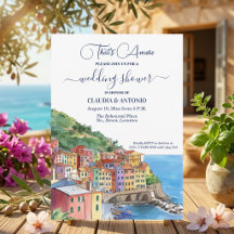 Das ist Amore Italienische Riviera Hochzeitsdusche