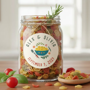 Das ist Amore Italienisches Essen BENUTZERDEFINIER Runder Aufkleber