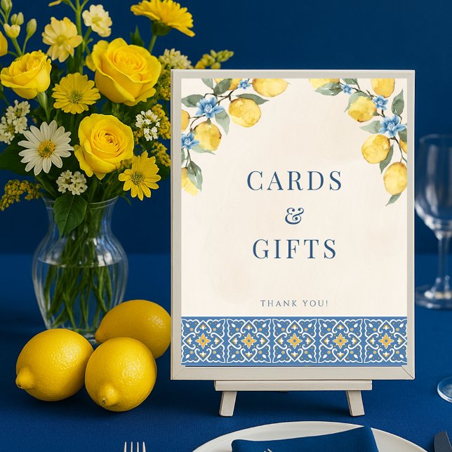 Das ist Amore Lemon Cards & Gifts Sign Poster (That's Amore Lemon Cards Gifts Sign Poster)