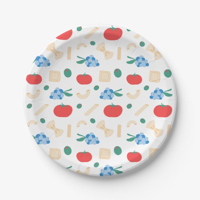 Das ist Amore Pasta Party Brautparty Pappteller (Vorderseite)