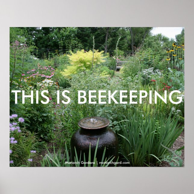 Das ist Bienenzucht Poster (Vorne)
