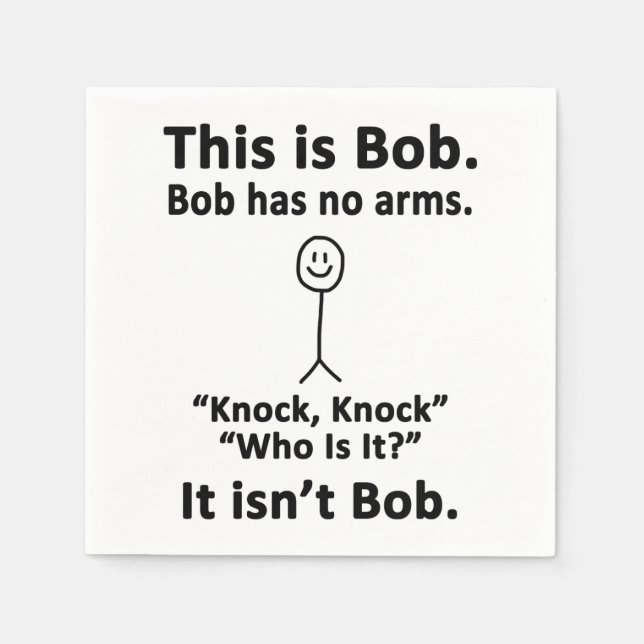 Das ist Bob Serviette (Vorderseite)