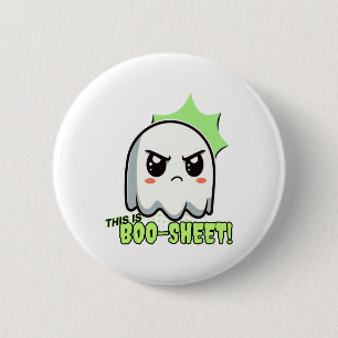 Das ist Boo-Blatt Aufkleber Button