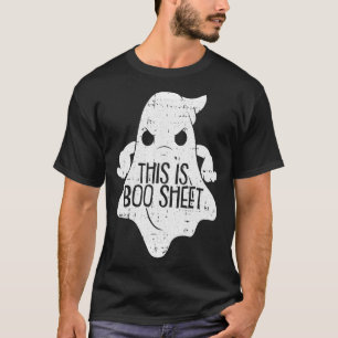 Das ist Boo Blatt Faules Halloween-Kostüm Lustiger T-Shirt