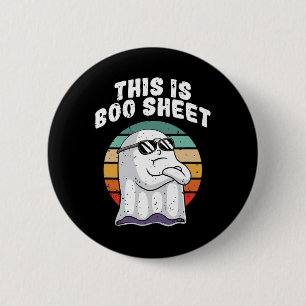 Das ist Boo Sheet Fun Halloween Kostüm Ghost Puff Button