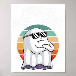 Das ist Boo Sheet Fun Halloween Kostüm Ghost Puff Poster