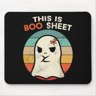 Das ist Boo Sheet Fun Halloween Kostüme Spaß Hallo Mousepad