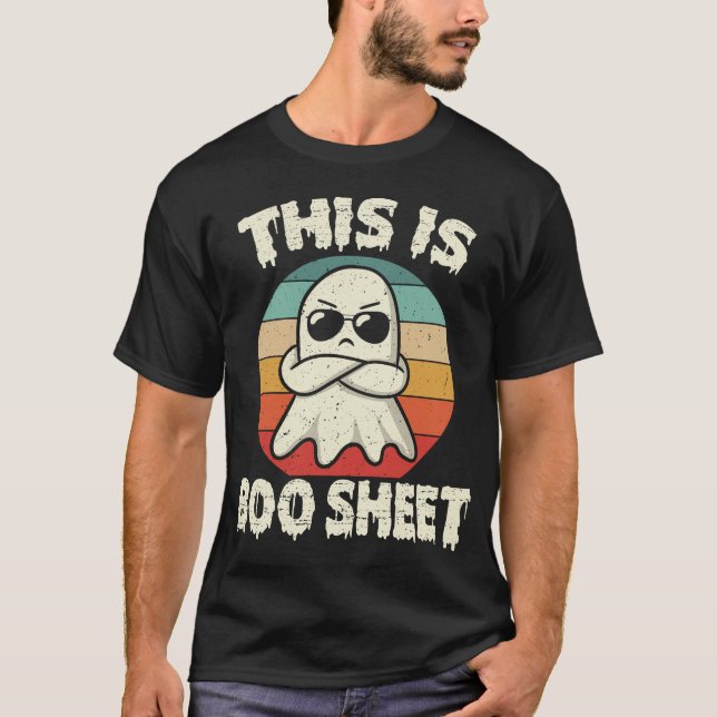 Das ist Boo Sheet Ghost Funny Halloween T-Shirt (Vorderseite)
