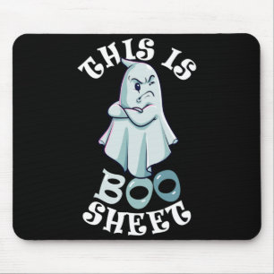 Das ist Boo Sheet Ghost Retro Halloween Kostüm Mousepad
