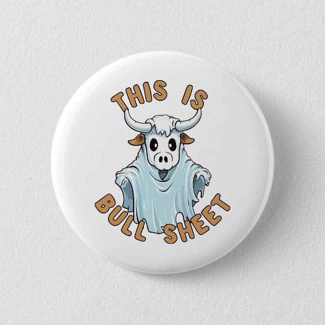 Das ist Bullblech - lustiges Bootblatt Button (Vorderseite)