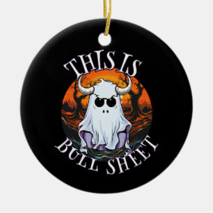 Das ist Bullblech - lustiges Bootblatt Keramik Ornament