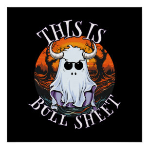Das ist Bullshit - lustiges Boo-Blatt Poster