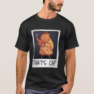 Das ist Cap T-Shirt u2013 Lustiger Detektiv Capyba
