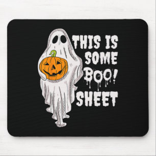 Das ist das Bootblatt Ghost Retro Halloween Kostüm Mousepad