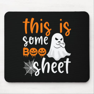Das ist das Bootblatt Ghost Retro Halloween Kostüm Mousepad