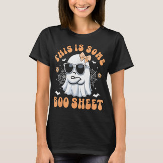 Das ist das Bootblatt Ghost Retro Halloween Kostüm T-Shirt
