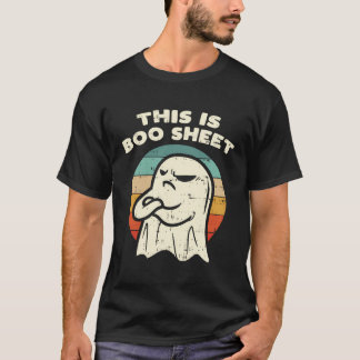 Das ist das Bootblatt Ghost Retro Halloween Kostüm T-Shirt