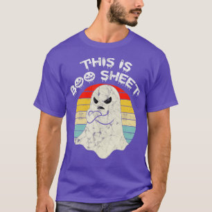 Das ist das Bootblatt Ghost Retro Halloween Kostüm T-Shirt