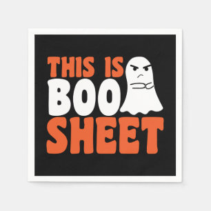 Das ist das Bootschild Ghost Funny Halloween-Kostü Serviette