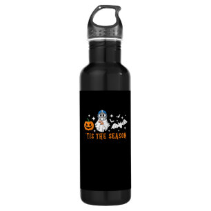 Das ist das Fußball-Halloween-Spooky Pumpkin Edelstahlflasche
