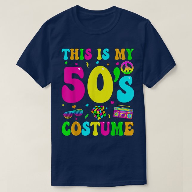 Das ist das Halloween-50er der 50er Jahre im Party T-Shirt (Design vorne)