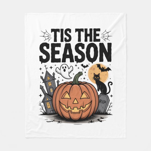 Das ist das Halloween der Saison Fleecedecke (Vorderseite)