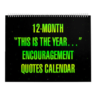 "Das ist das Jahr..." Ermutigungszitate Kalender