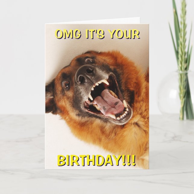 DAS IST DEIN GEBURTSTAG!! KARTE (Vorderseite)