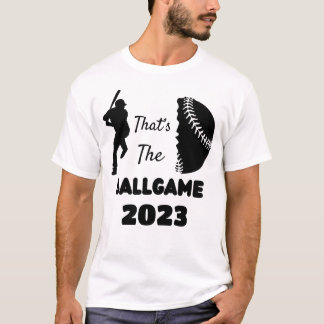 Das ist der Ballgame Baseball Abschluss T - Shirt