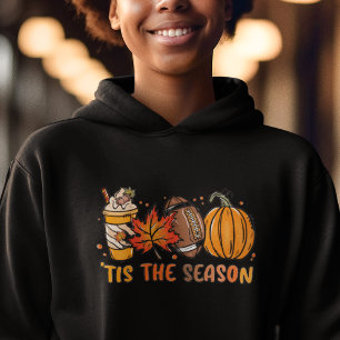 Das ist der Fall des Fußball-Kürbiss der Saison Hoodie