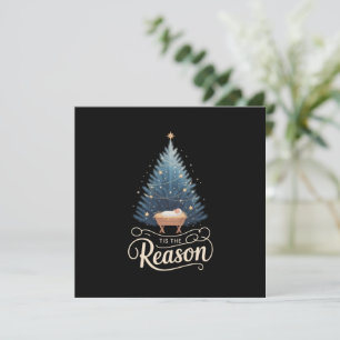 Das ist der Grund Christliche Religiöse Weihnachte Feiertagskarte