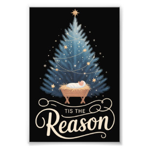 Das ist der Grund Christliche Religiöse Weihnachte Fotodruck