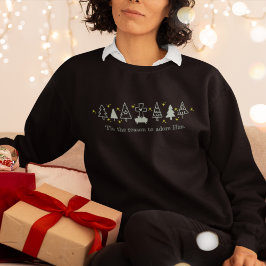 DAS IST DER GRUND Christliche Weihnachtskrippe Sch Sweatshirt