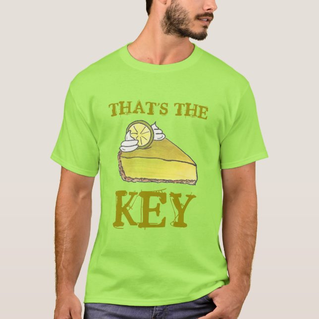 DAS IST DER GRÜNE, Limone, grüne Florida-Feinschme T-Shirt (Vorderseite)