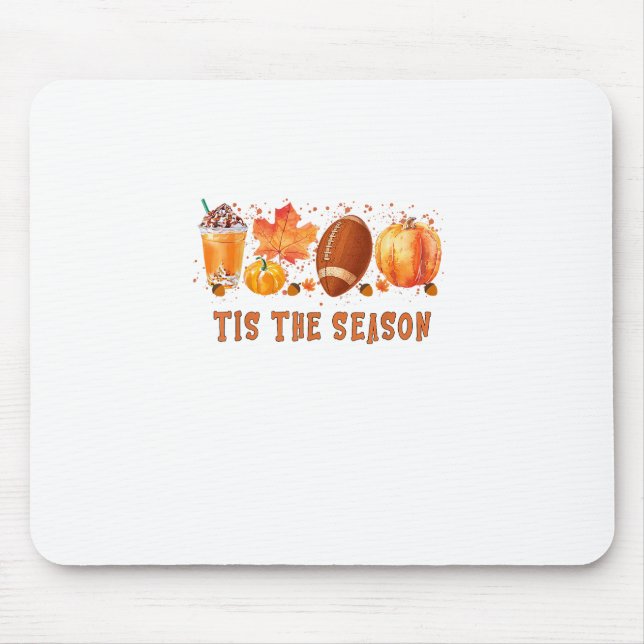 Das ist der Herbst der Saison Leopard Fußball Mousepad (Vorne)