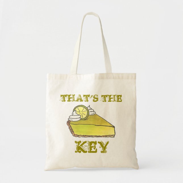 Das ist der Key Florida Key Limon Pie Feinschmecke Tragetasche (Vorne)