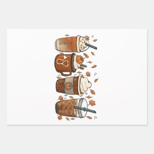 Das ist der Spürkenkürbis der letzte Jahreszeit Geschenkpapier Set