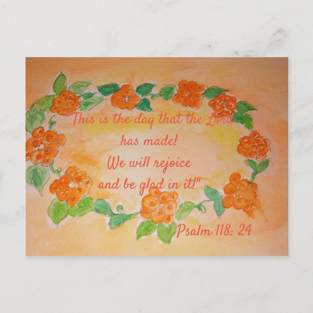 Das ist der Tag! Postkarte (Vorderseite)