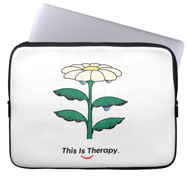 DAS IST DER THERAPIE-Laptop-Sieb Laptopschutzhülle (Vorderseite)