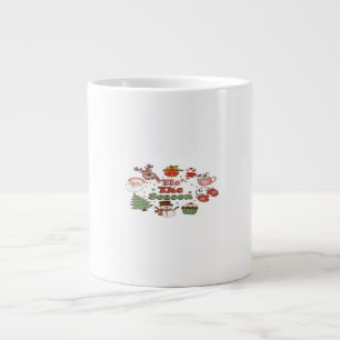 Das ist der Weihnachtsakrylenblock der Saison Jumbo-Tasse