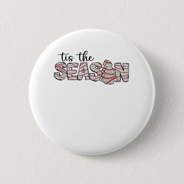 Das ist der Weihnachtsbaum der Jahreszeit Button (Vorderseite)