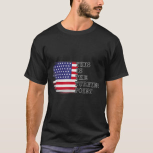 Das Ist Der Wendepunkt Tee Usa Flagge Für Männer F